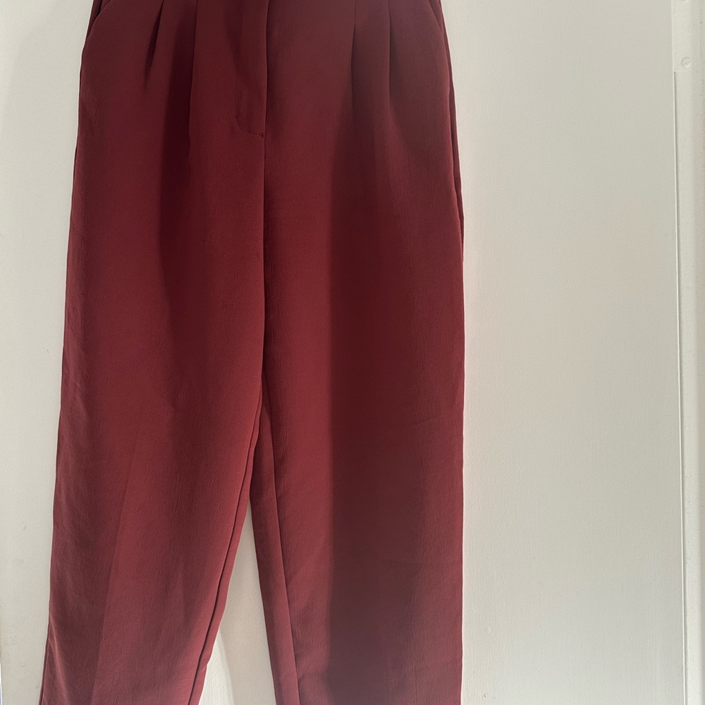 Aritzia Wilfred Terracotta trousers
